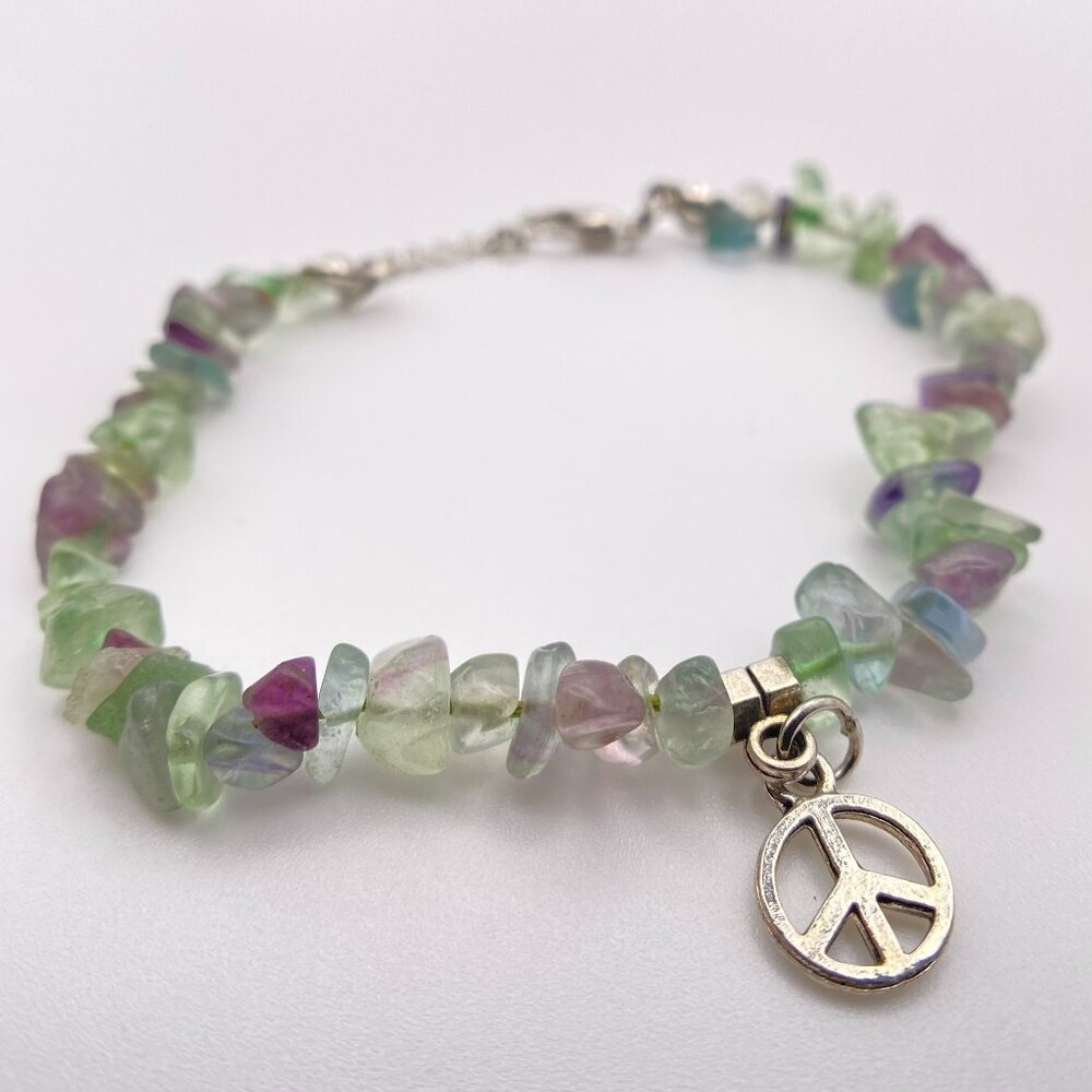 Gift for Her Charm Natural Breaded Adjustable Emstone Beads Handmade Bracelet